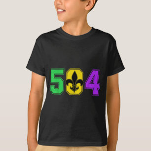 T-shirt Mardi Gras 504 Nola La Nouvelle-Orléans Louisiane