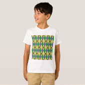 T-shirt Mardi Gras Arlequin Fleur De Lis (Devant entier)