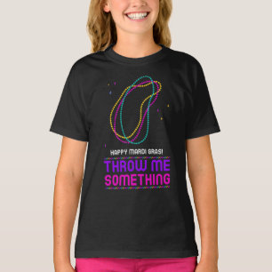 T-shirt Mardi Gras Beads Chemise Enfants