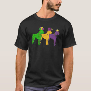 T-shirt Mardi Gras Boxer Beads Festival Jester Casquette