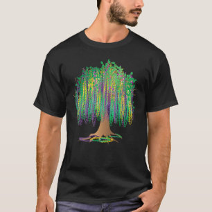 T-shirt Mardi Gras Carnaval Mexicain Graphic Bead Tree Bou