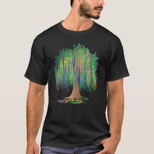 T-shirt Mardi Gras Carnaval Mexicain Graphic Bead Tree Bou