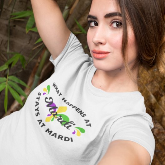 T-shirt Mardi Gras Ce qui se passe à Mardi Funny