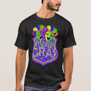 T-shirt Mardi Gras Comédie et Tragédie Masques Carnaval Co