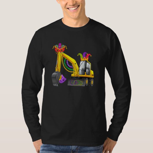T-shirt Mardi Gras Construction Celebrations Fat Tuesday P (Devant)