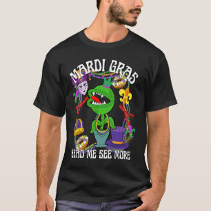 T-shirt Mardi Gras Crawfish Crawdad Me nourrir perles Jest