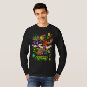T-shirt Mardi Gras Crawfish Jester Beads Let Shenanigans B (Devant entier)