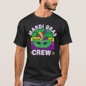 T-shirt Mardi Gras Crew unique New Orleans Parade costume (Devant)