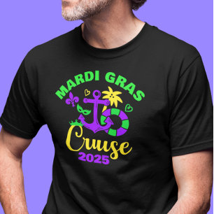 T-shirt Mardi Gras Croisière année sur mesure