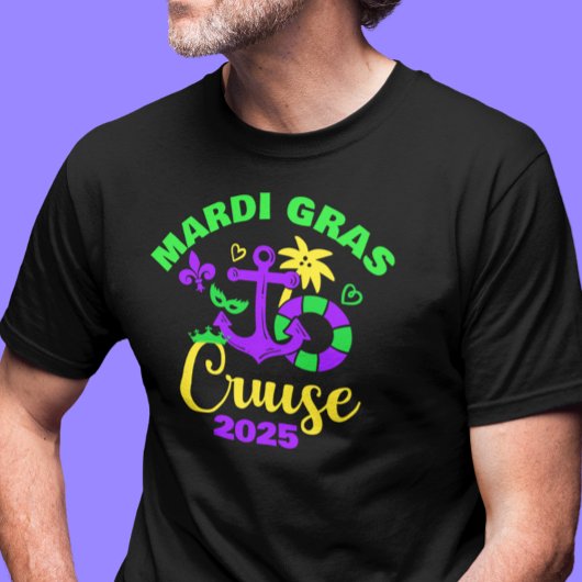 T-shirt Mardi Gras Croisière année sur mesure