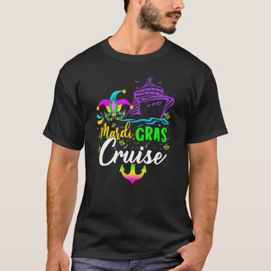 T-shirt Mardi Gras Cruise Carnivals Cruising Matching Grou (Devant)