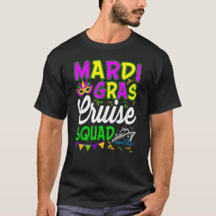 T-shirt Mardi Gras Cruise Crew 2023 Cruising Hommes Femmes
