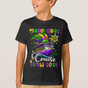 T-shirt Mardi Gras Cruise Crew 2025 Trip New Orleans Famil