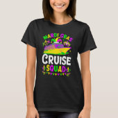 T-shirt Mardi Gras Cruise Crew Cruise Mask Cruise Ship P (Devant)