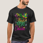 T-shirt Mardi Gras Cruise Cruise Mask Cruise Party (Devant)