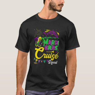 T-shirt Mardi Gras Cruise Squad 2023 Famille du groupe cor