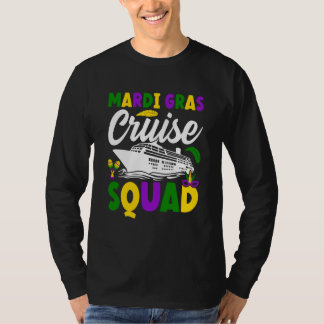 T-shirt Mardi Gras Cruise Squad celebrations parade party