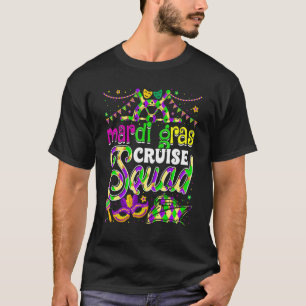 T-shirt Mardi Gras Cruise Squad Cruise Mask Cruise Ship