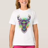 T-shirt Mardi Gras Deer PNG  (Devant)