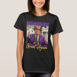 T-shirt Mardi Gras Donald Trump Mardi Gras Américain