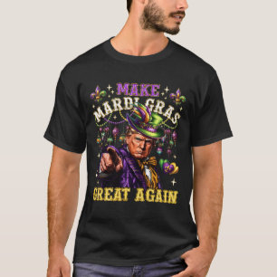 T-shirt Mardi Gras drôle Donald Trump Mardi Gras Américain