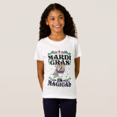 T-Shirt Mardi Gras Est Magique Cute Unicorn (Devant entier)