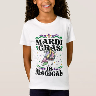 T-Shirt Mardi Gras Est Magique Cute Unicorn