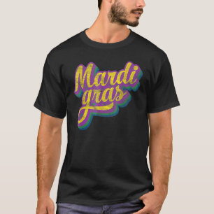 T-shirt Mardi Gras Festival Jester perles Casquettes Masqu