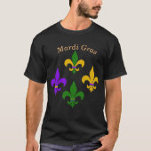 T-shirt Mardi Gras Fleur de Lis (Devant)