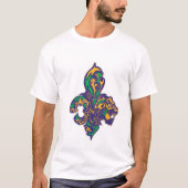 T-shirt Mardi Gras Fleur De Lis (Devant)