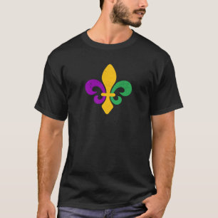 T-Shirt Mardi Gras Fleur De Lis