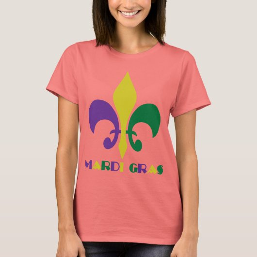 T-shirt Mardi Gras ~ Fleur De Lis (Devant)
