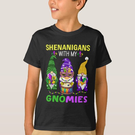 T-shirt Mardi Gras Gnomes Carnaval léopard Nouvelle-Orléan (Devant)