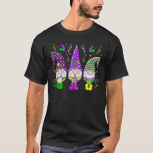 T-shirt Mardi Gras Gnomes Drôle Jester Casquette Gnomes Ho