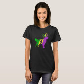 T-shirt Mardi Gras Golden Retriever Chien Mardi Gras H (Devant entier)