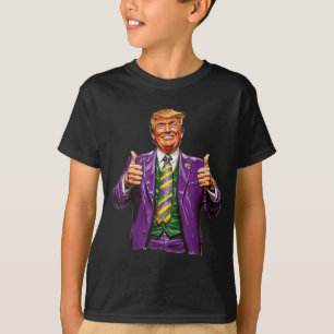 T-shirt Mardi Gras Grand à nouveau Donald Trump Drapeau am