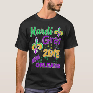 T-shirt Mardi Gras Gras Mardi 2018 Costume de fête