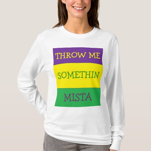 T-SHIRT MARDI GRAS HEUREUX (Devant)