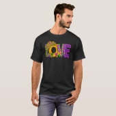 T-shirt Mardi Gras I Love Mardi Gras 2023 Perles Plumes (Devant entier)