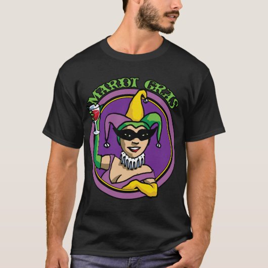T-shirt Mardi Gras Jester (Devant)