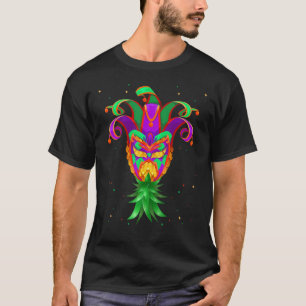 T-shirt Mardi Gras Jester Casquette Masque Swinger vers le