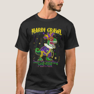 T-shirt Mardi Gras Jester Garçons Cadeau Mardi Grawl Trex