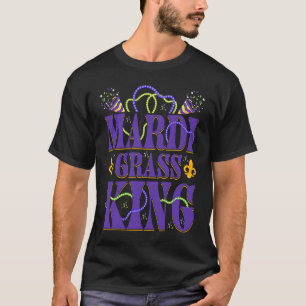 T-shirt Mardi Gras King 2020 Fun Costume pour hommes