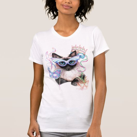 T-shirt Mardi gras Kitty (Devant)