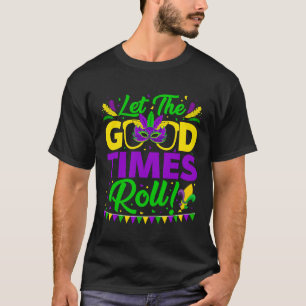T-shirt Mardi Gras Laisser Le Bon Temps Rouler Fleur De Ly
