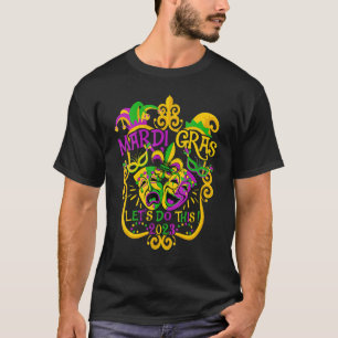 T-shirt Mardi Gras Laissez Faire Cette Apparence De Masque