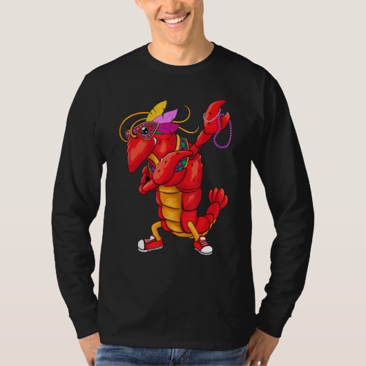 T-shirt Mardi Gras, langouste (Devant)