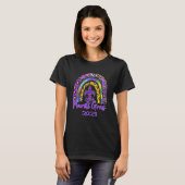T-shirt Mardi Gras Leopard rainbow Fleur De Lis 2023 (C 1 (Devant entier)