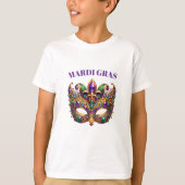 T-shirt Mardi Gras Mask  (Devant)