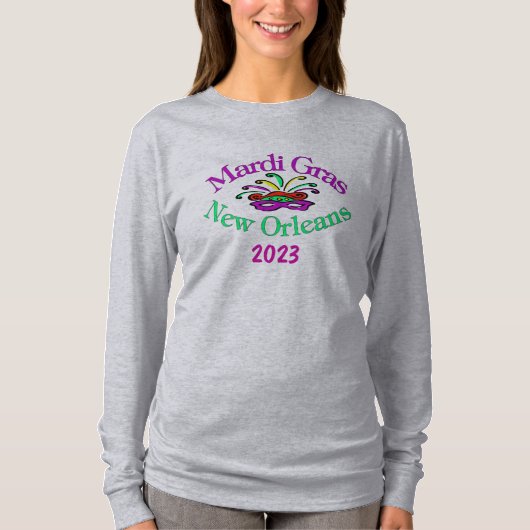 T-shirt Mardi Gras New Orleans 2023 (Devant)